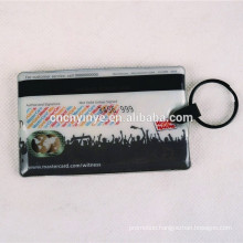 Promotional rectangle ID card shape led keychain